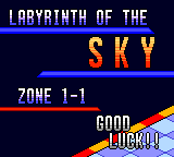 Picture of the game Sonic Labyrinth